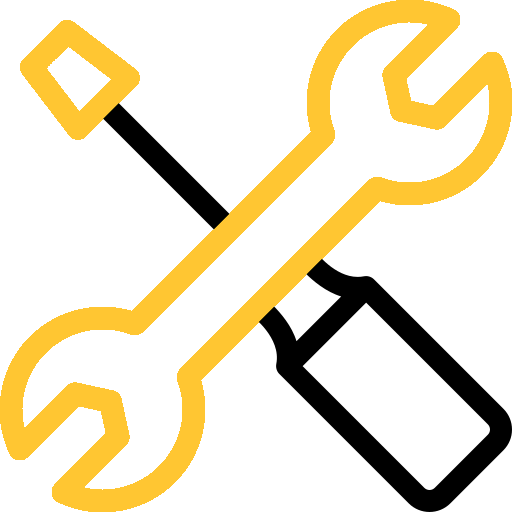 Icon outils pour illustrer la rubrique Dépannage